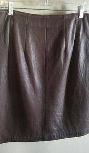 Leather skirt